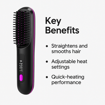 Hair Straightener Brush