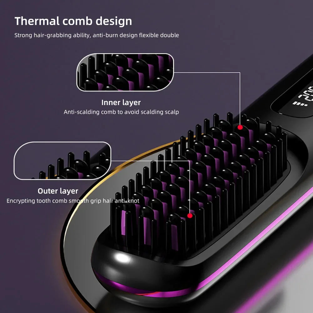 Hair Straightener Brush