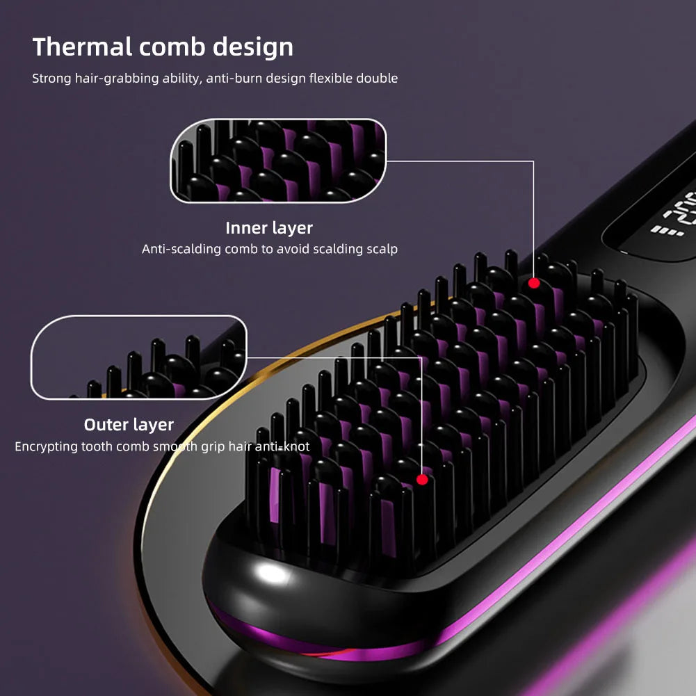 Hair Straightener Brush